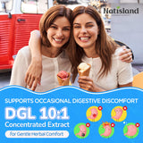 NATISLAND DGL Gummies with Zinc Carnosine side view