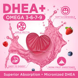 NATISLAND DHEA 50mg gummies with fresh berries