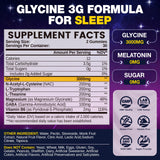 NATISLAND Glycine Chewable Gummies showing two gummies on a surface