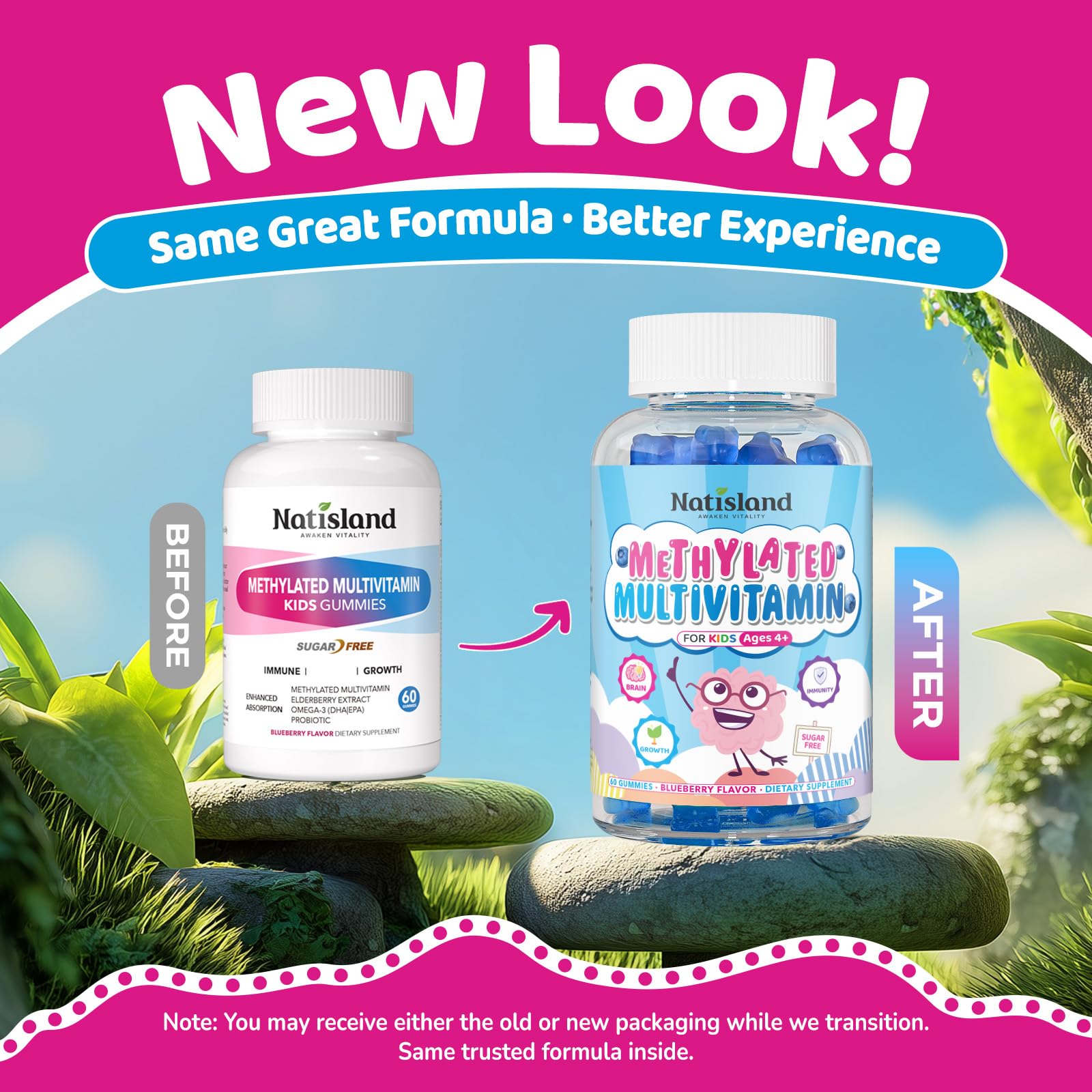 NATISLAND Kids Multivitamin Gummies packaging