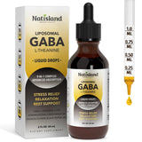 NATISLAND Liposomal GABA L-Theanine Liquid Drops front view