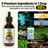 NATISLAND Liposomal GABA L-Theanine Liquid Drops side view