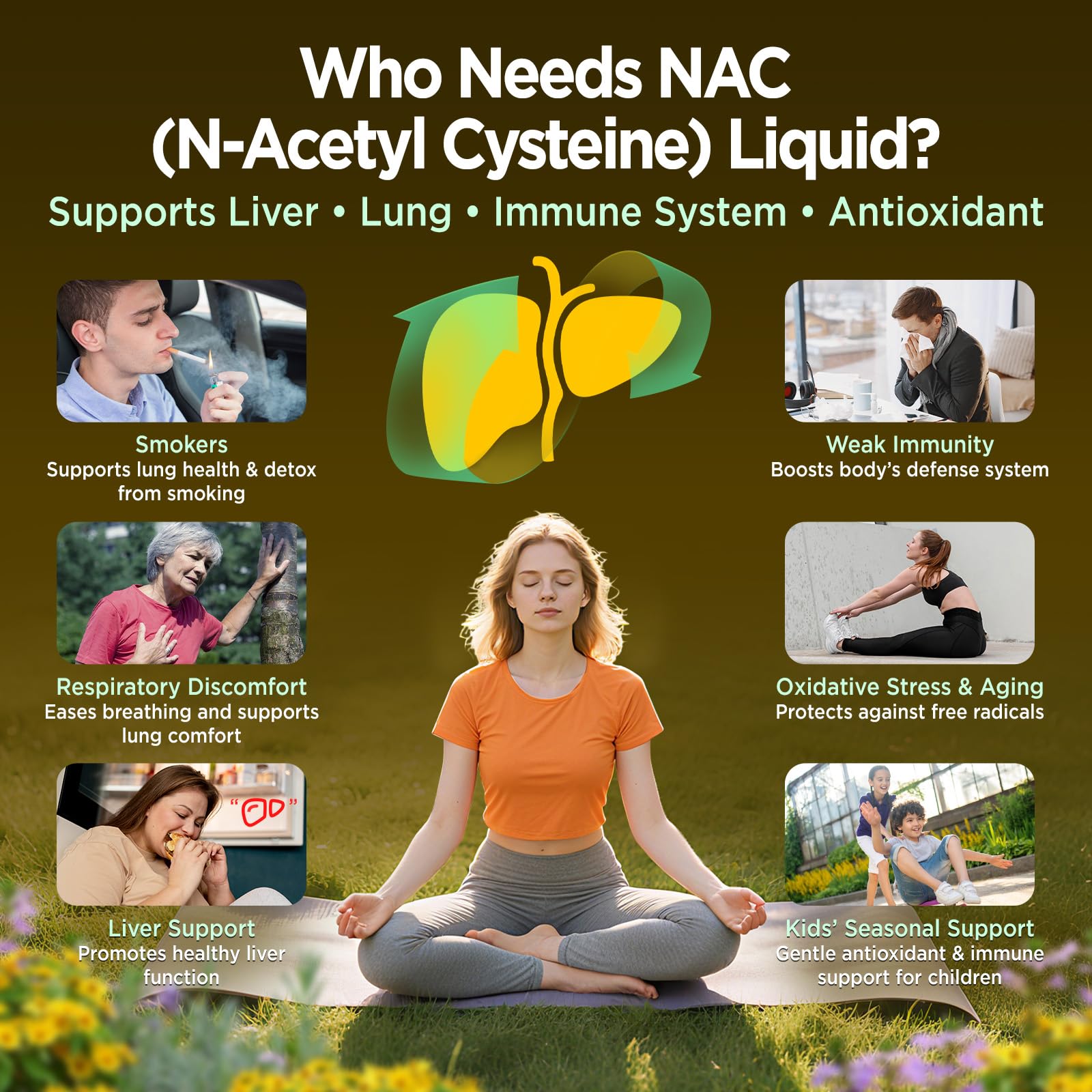 NATISLAND Liposomal NAC Plus Liquid Drops ingredients list