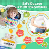 NATISLAND Methylfolate Gummies with fresh green apples