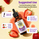 NATISLAND Saffron Drops for Kids lifestyle scene with child studying