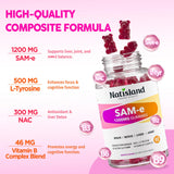 NATISLAND SAM-e Gummies 1200mg ingredients list
