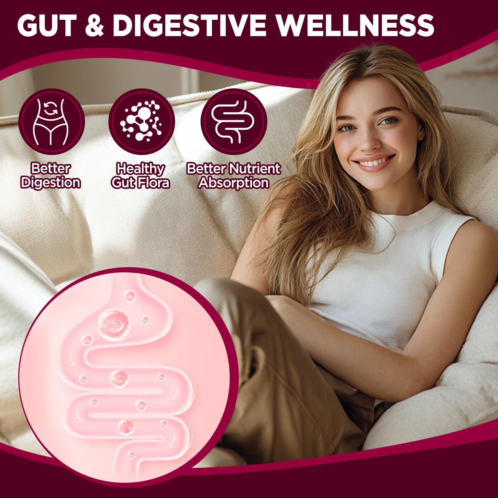 NATISLAND Slippery Elm Gummies on a wooden table