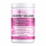Native Essentials Creatine + Collagen powder front view with packaging