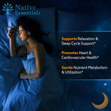 Native Essentials Magnesium Glycinate 400mg supplement capsules
