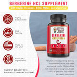 Native Logic Berberine HCL Capsules bottle side view