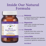 Native Remedies 10-in-1 Sleep Formula bottle top view