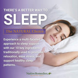 Native Remedies 10-in-1 Sleep Formula in a lifestyle setting
