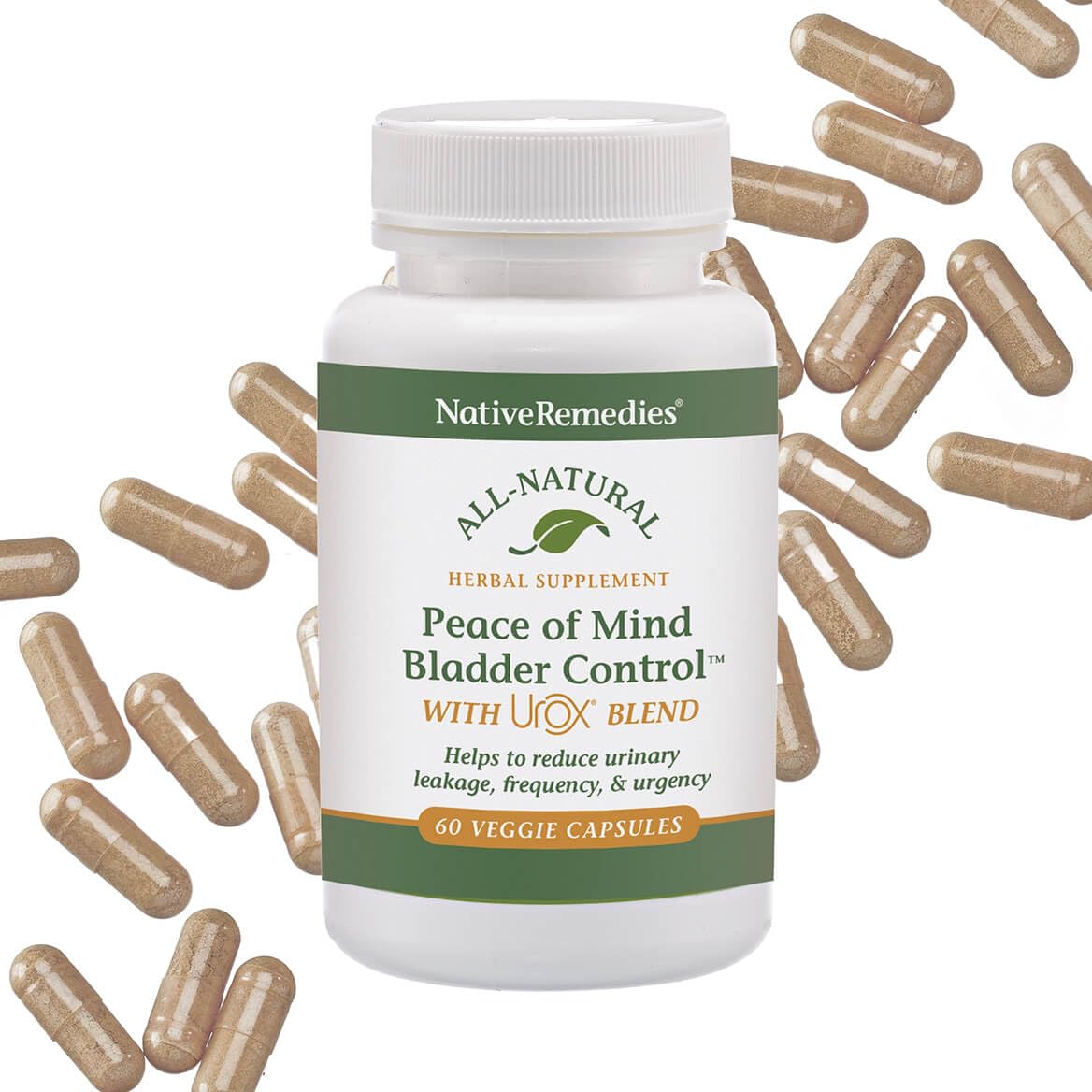 Native Remedies Bladder Support Capsules front view with packaging