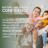 Native Remedies Bladder Support Capsules with a glass of water