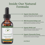 Native Remedies Focus Formula tincture bottle with label