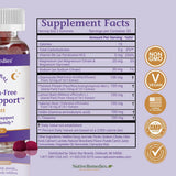 Native Remedies Gummies side view with dosage information
