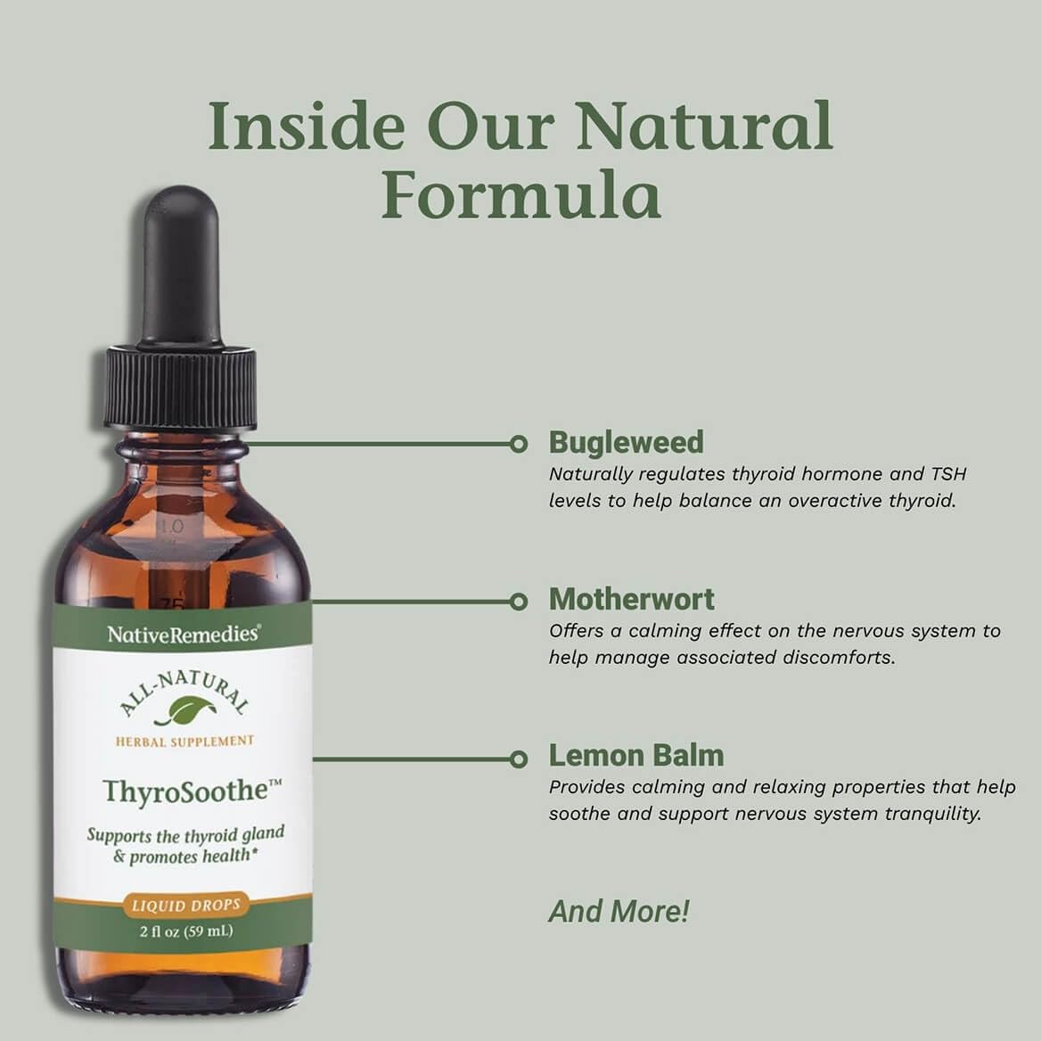 Native Remedies ThyroSoothe Thyroid Extract ingredients list