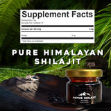 Native Rems Himalayan Shilajit Resin with measuring spoon