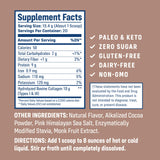 NativePath Chocolate Collagen Powder packaging with scoop