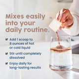 NativePath Chocolate Collagen Powder with dairy-free milk