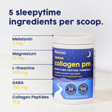NativePath Collagen Nighttime Formula serving size measurement