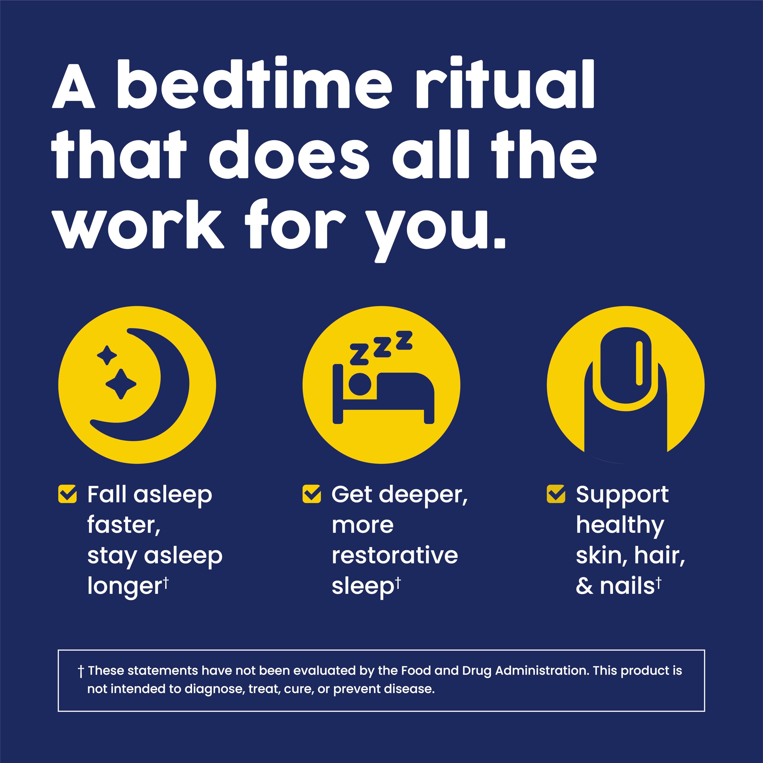 NativePath Collagen Nighttime Formula with lemon slices