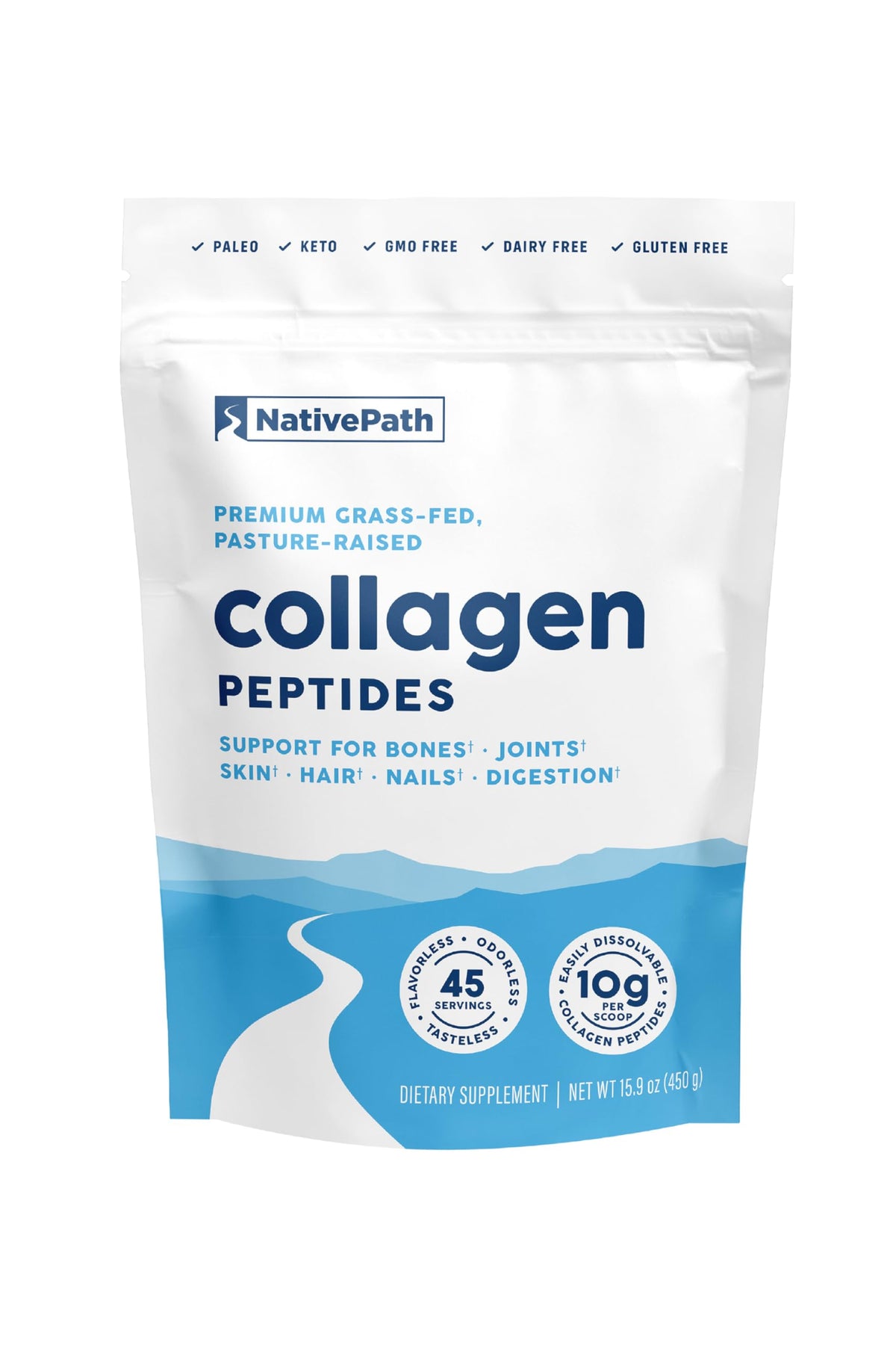 NativePath Collagen Peptides front view packaging