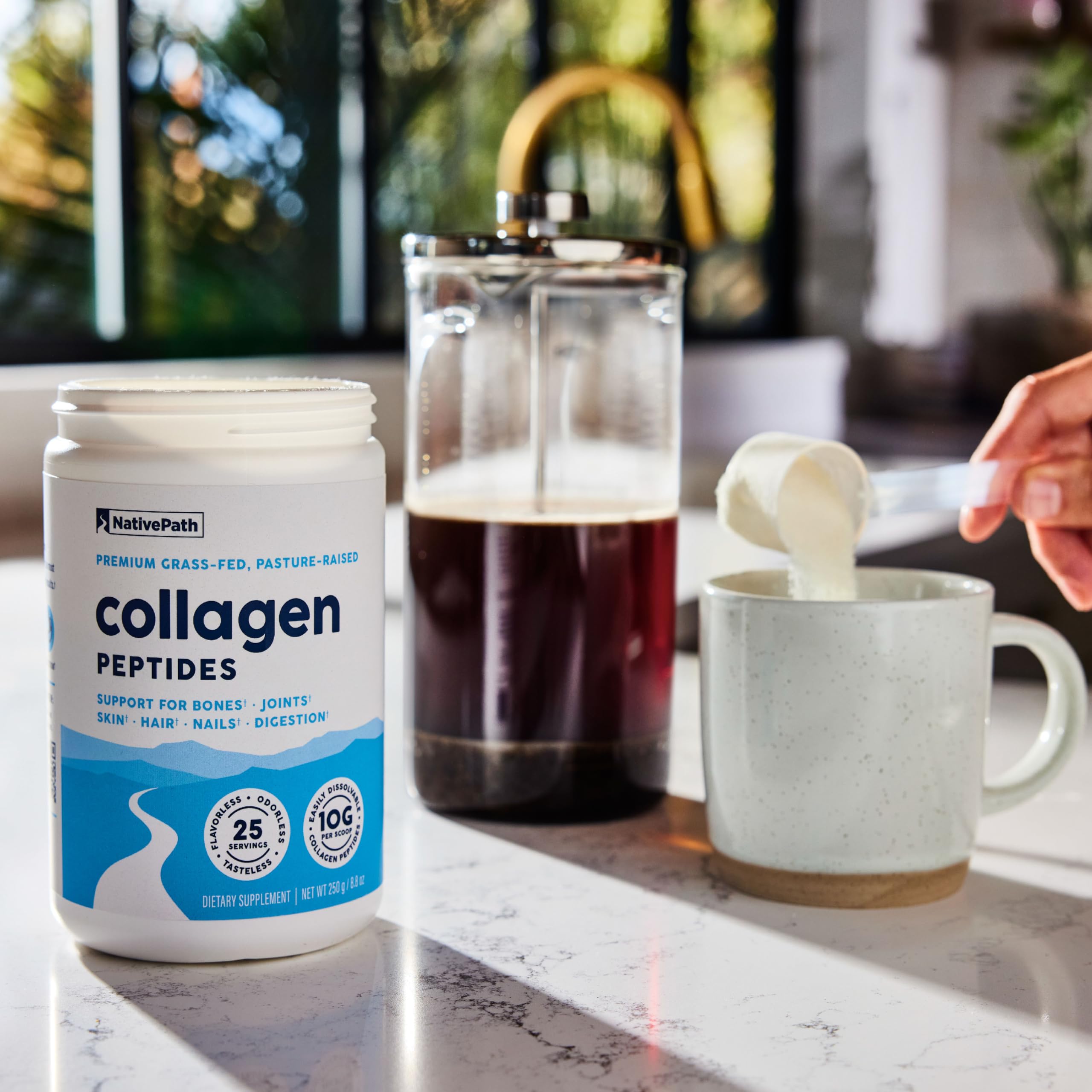 NativePath Collagen Peptides side view