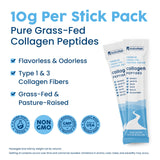 NativePath Collagen Peptides stick pack opened