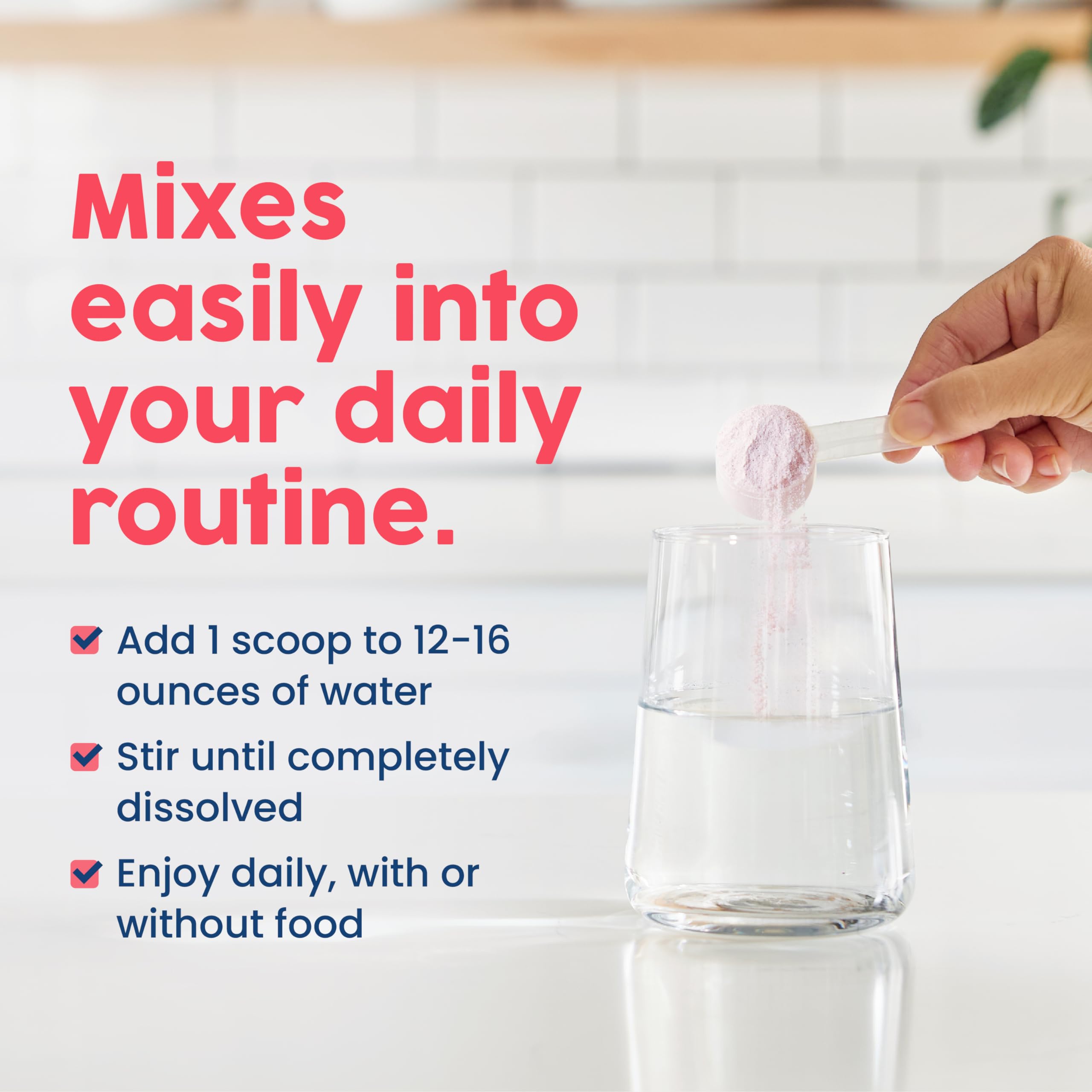 NativePath Hydrate 3-in-1 Electrolyte Powder on a kitchen counter