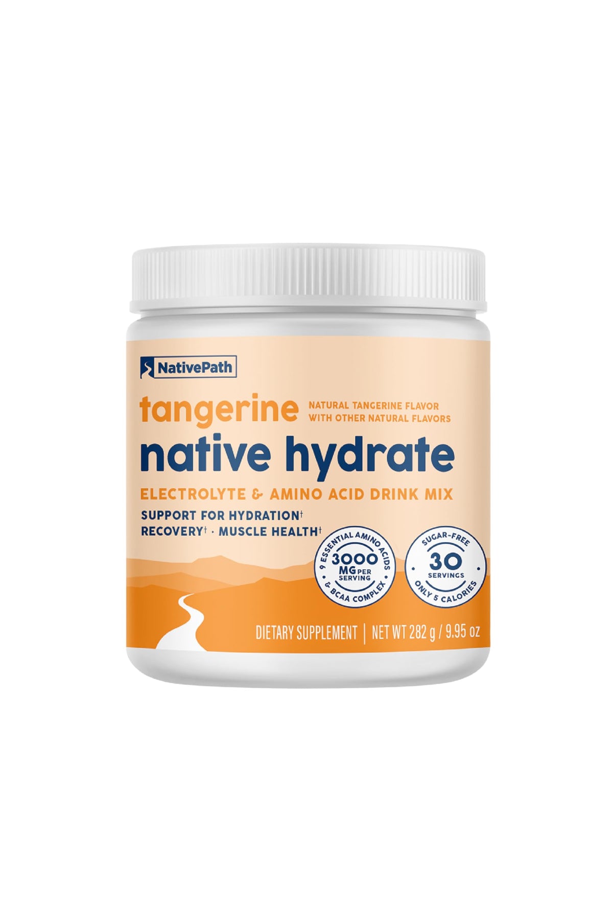 NativePath Hydrate 3-in-1 Electrolyte Powder packaging front view