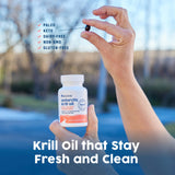 NativePath Krill Oil Softgels showing dosage information