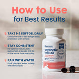 NativePath Krill Oil Supplement side view of bottle