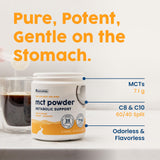 NativePath MCT Oil Powder 177g with a scoop for measurement
