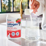 NativePath Wild Berry Collagen Peptides with fresh berries