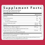 Natrava BEETS+ Gummies with ingredients list on packaging