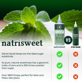 NatriSweet Pure Liquid Stevia Sweetener 227g bottle with cap