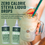 NatriSweet Pure Liquid Stevia Sweetener 227g side view