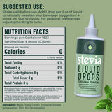 NatriSweet Pure Liquid Stevia Sweetener 227g with measuring drops