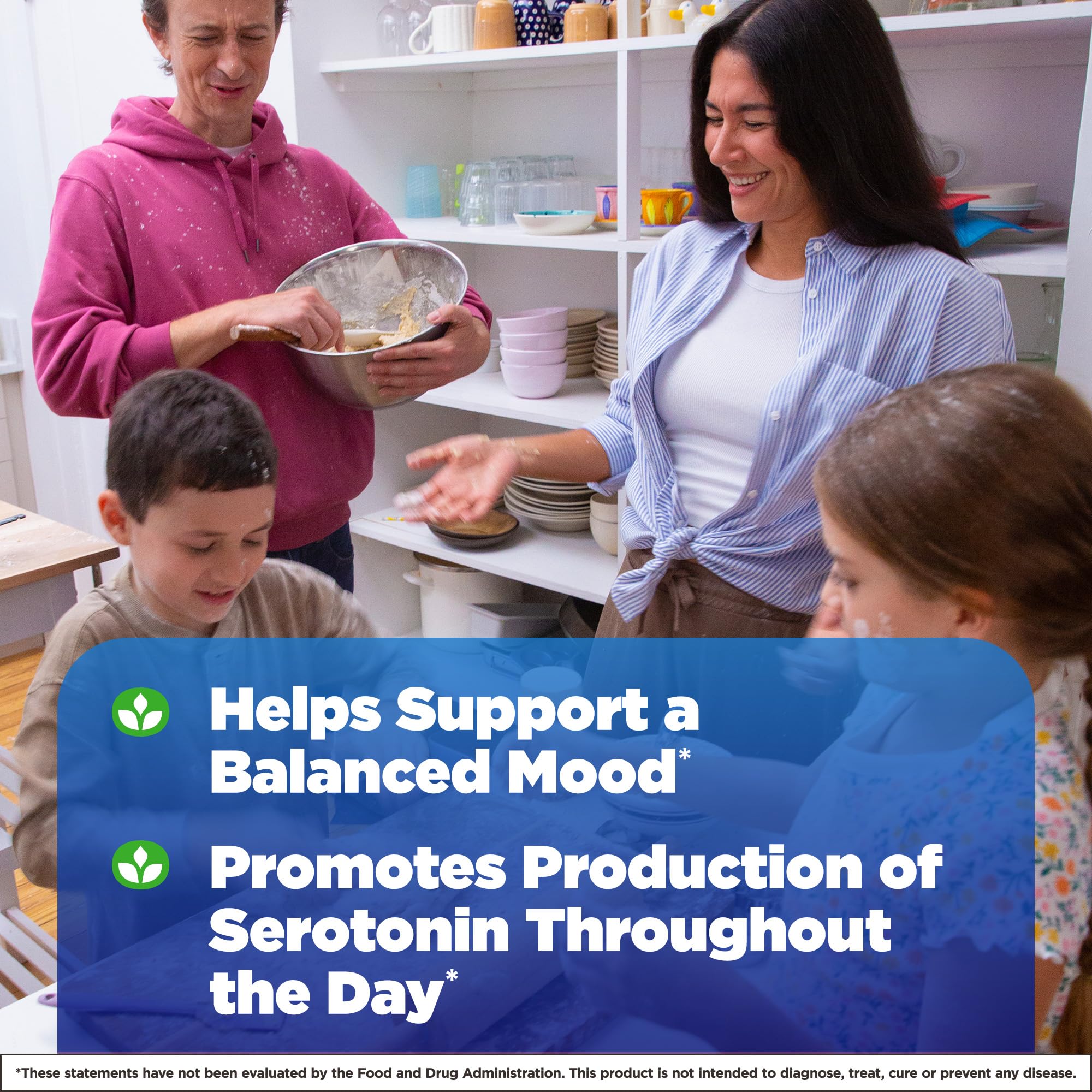Natrol 5-HTP 100 mg label and nutritional information