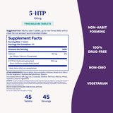 Natrol 5-HTP bottle side view
