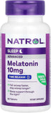 Natrol Advanced Sleep Melatonin Tablets 10 mg packaging