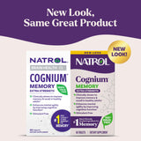 Natrol Cognium Memory Extra Strength bottle side view