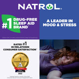 Natrol Fast Dissolve Melatonin 10 mg product information back view