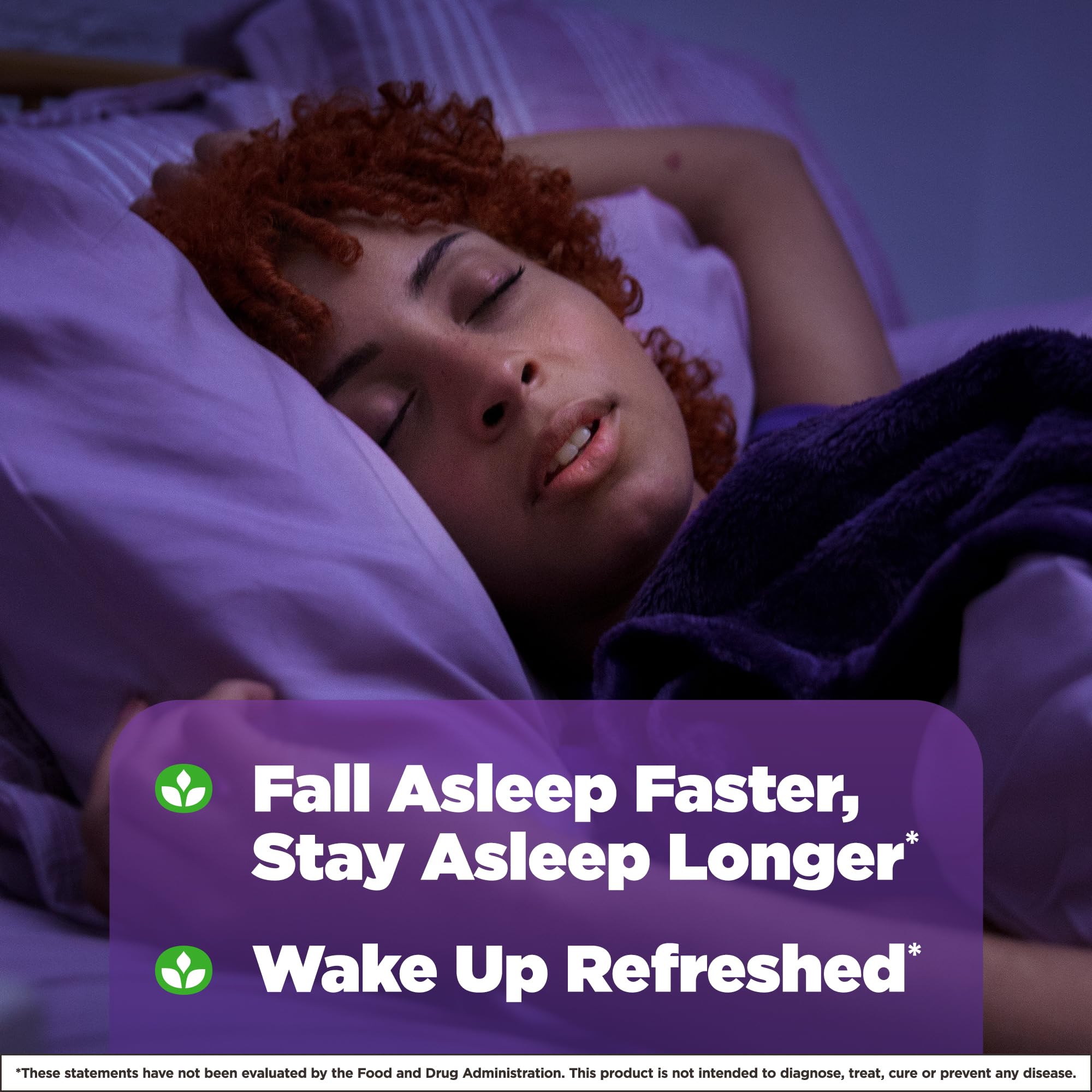 Natrol Fast Dissolve Melatonin 10 mg tablets on a nightstand