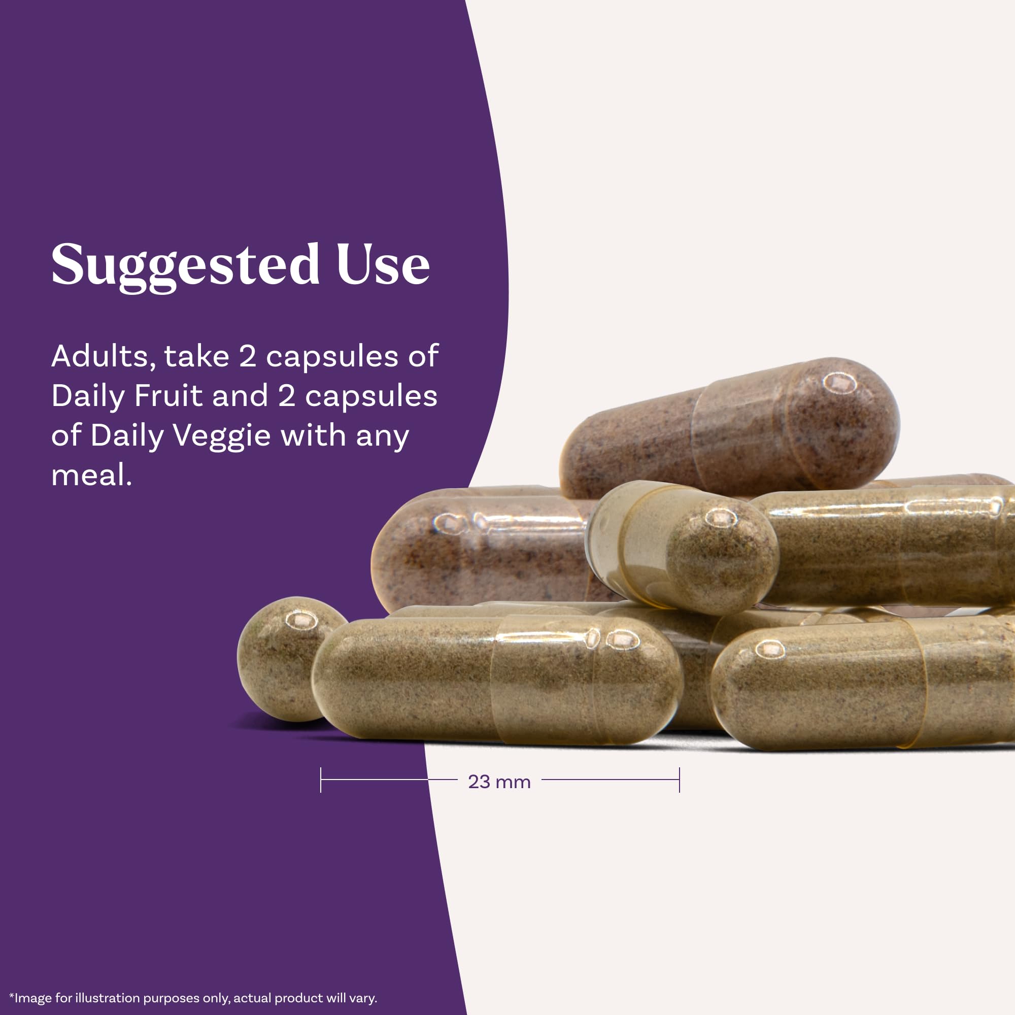 Natrol JuiceFestiv capsules displayed with dietary information