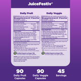 Natrol JuiceFestiv Daily Fruit & Veggie Capsules on a kitchen counter