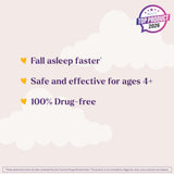 Natrol Kids Melatonin 1mg Gummies raspberry flavour close-up