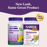 Natrol Kids Melatonin Gummies 1mg bottle side view