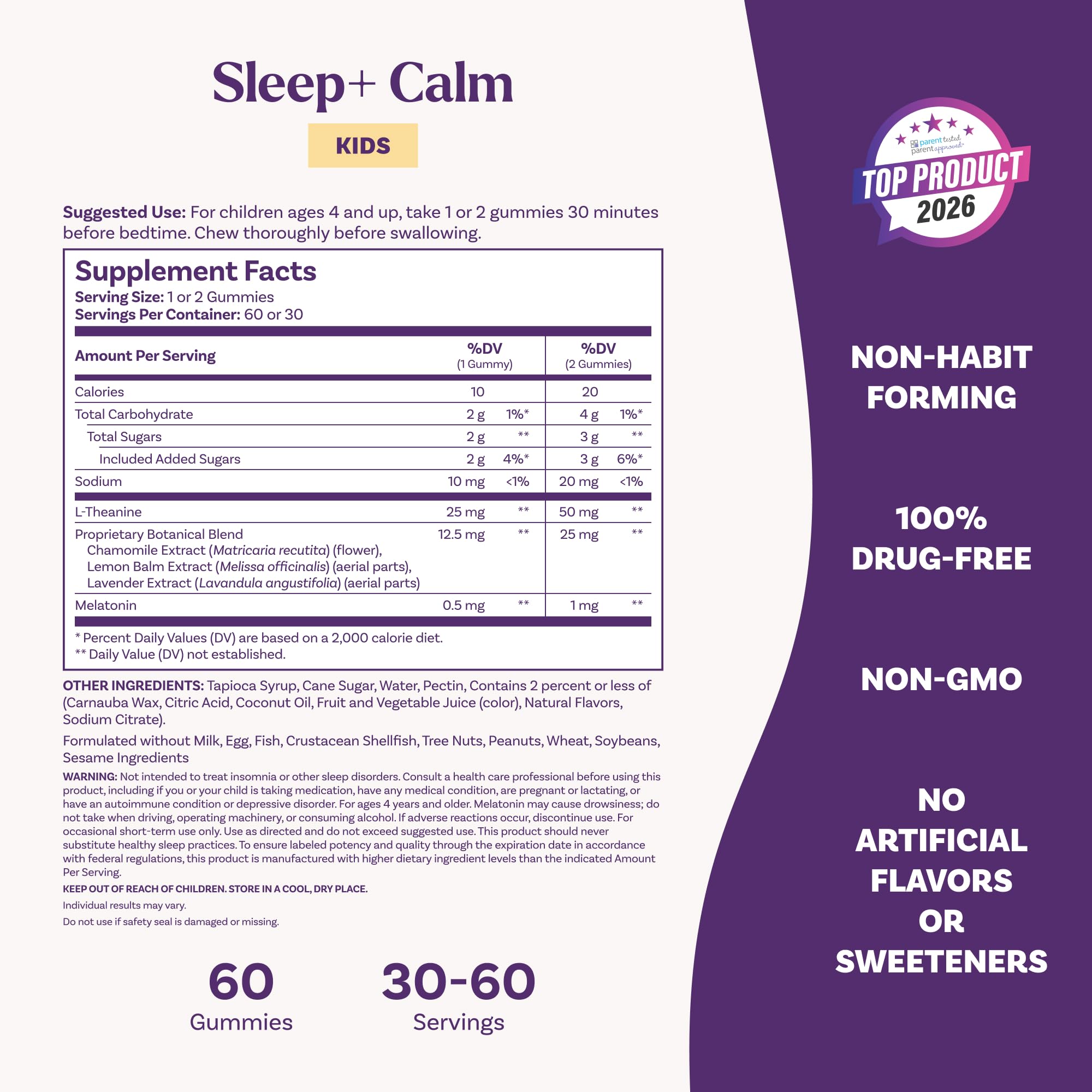 Natrol Kids Melatonin Sleep Gummies 1 mg Strawberry gummies in a bowl